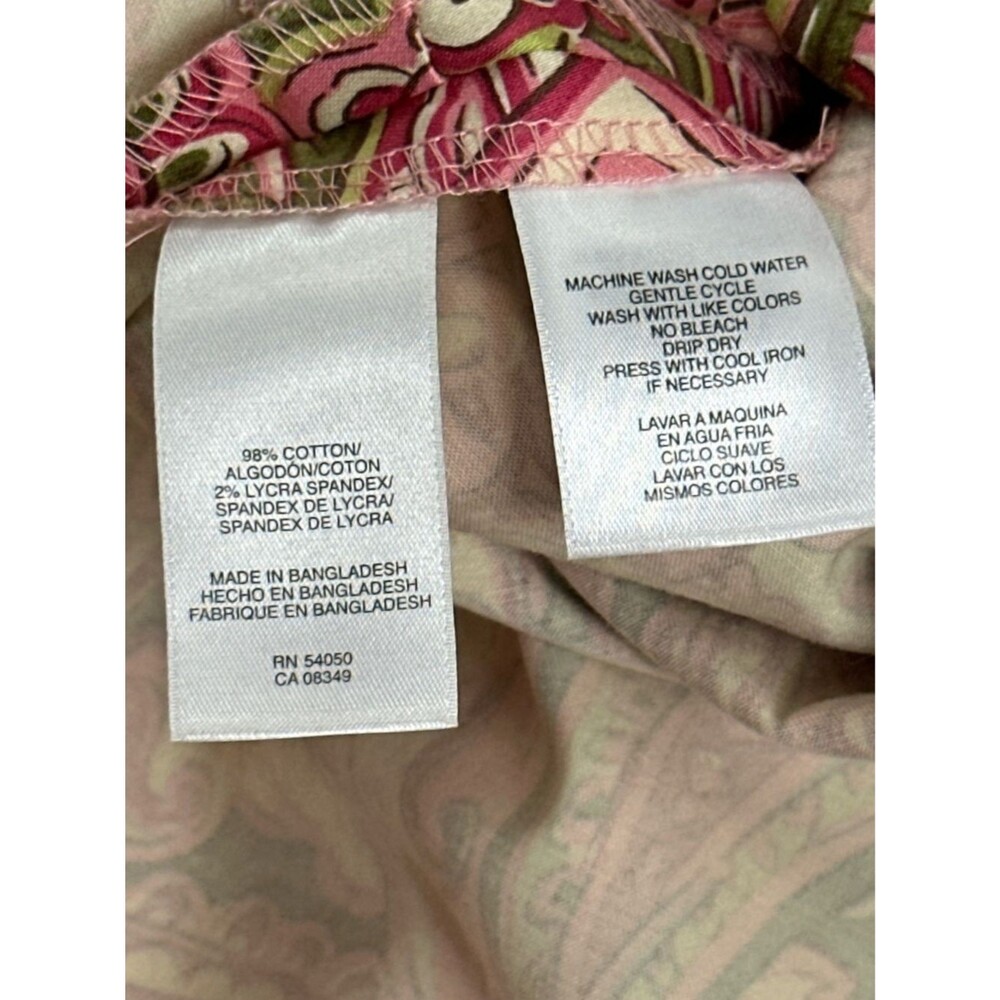 Jones New York Paisley Stretch Sleeveless Sheath Dress 14 - Picture 10 of 10
